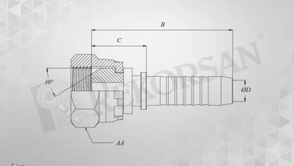 BSP SOMUNLU DÜZ HORTUM RAKORU