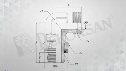 BSP - BSP 90° KONTRALI DİRSEK