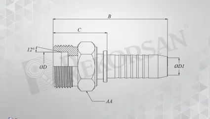 METRİK ERKEK HORTUM RAKORU