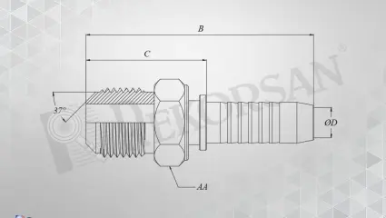 UNF ERKEK HORTUM RAKORU