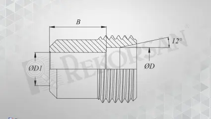 METRİK ERKEK KAYNAKLIK NİPELİ