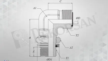 BSP - ORFS 90° KONTRALI DİRSEK