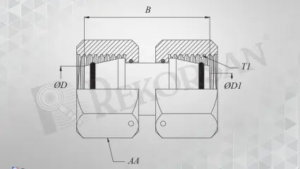METRİK SOMUNLU TERS NİPEL