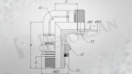 BSP METRİK 90° KONTRALI DİRSEK