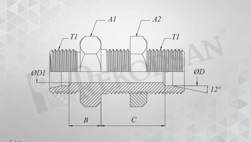 METRİK PERDE GEÇİŞ NİPELİ