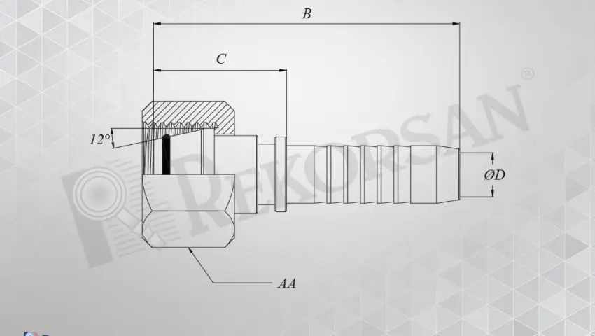 DN4 SOMUNLU DÜZ HORTUM RAKORU