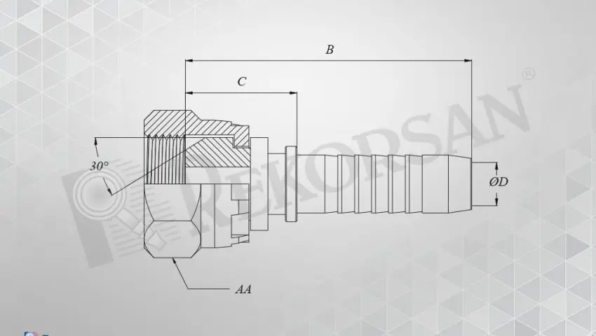 BSP SOMUNLU DÜZ HORTUM RAKORU