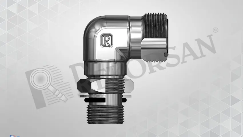 UNF - ORFS 90° KONTRALI DİRSEK