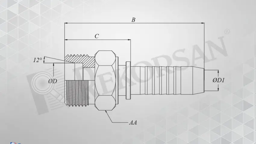 METRİK ERKEK HORTUM RAKORU