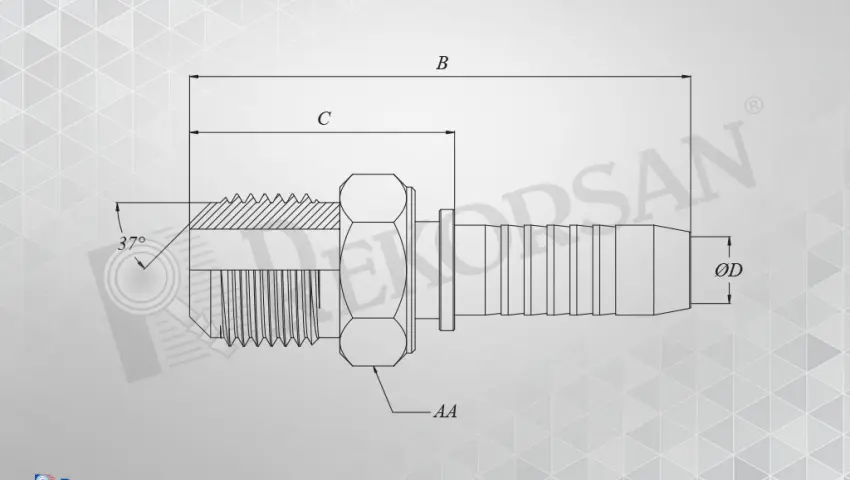 UNF ERKEK HORTUM RAKORU