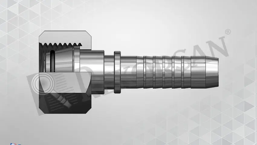 DN4 SOMUNLU DÜZ HORTUM RAKORU