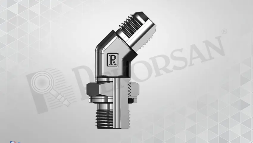 UNF - UNF 45° KONTRALI DİRSEK