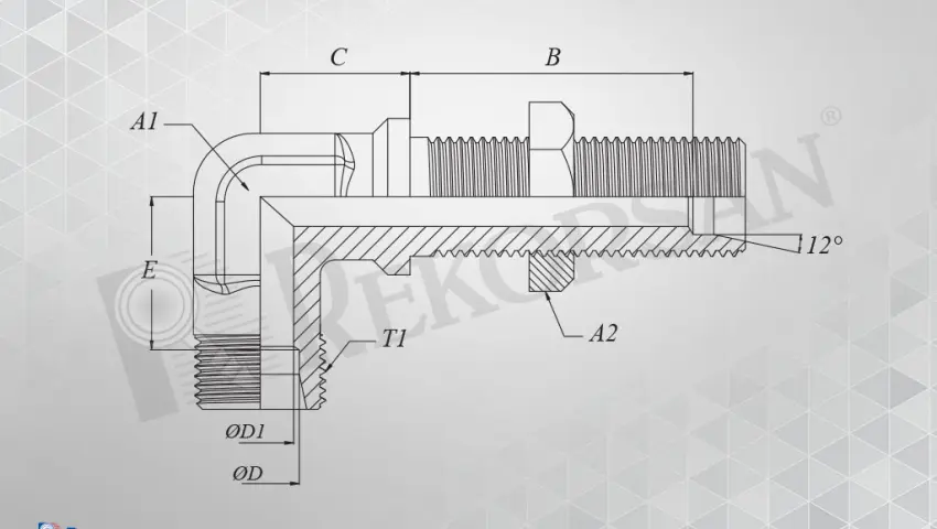 METRİK PERDE GEÇİŞ DİRSEĞİ