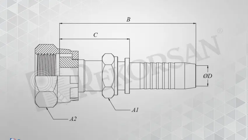 ORFS SOMUNLU DÜZ HORTUM RAKORU