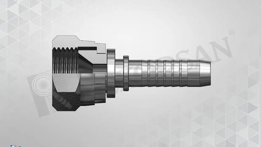METRİK İÇE HAVŞA SOMUNLU DÜZ HORTUM RAKORU
