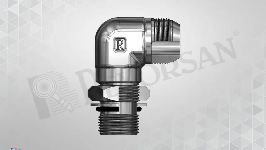 UNF - UNF 90° KONTRALI DİRSEK